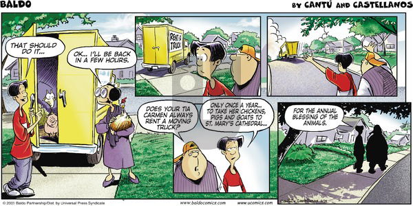 Baldo on Sunday June 24, 2001 Comic Strip