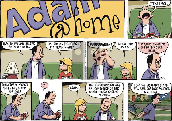 Adam@Home on Sunday July 26, 2015 Comic Strip