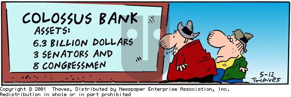 Frank and Ernest on Saturday May 12, 2001 Comic Strip