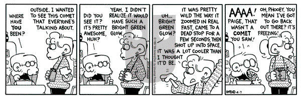 FoxTrot on Monday April 7, 1997 Comic Strip