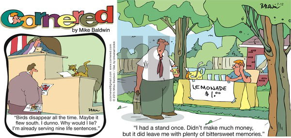 Cornered on Sunday July 12, 2015 Comic Strip