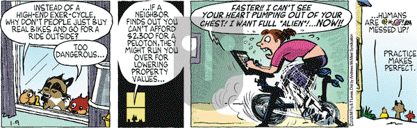 Over the Hedge on Thursday January 9, 2020 Comic Strip