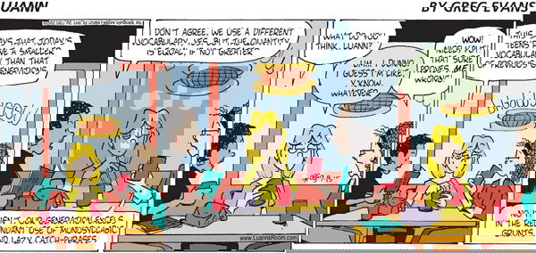 Luann on Sunday September 15, 2002 Comic Strip