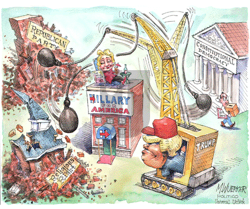 Matt Wuerker on Monday October 24, 2016 Comic Strip