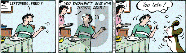 Fred Basset on Monday August 3, 2020 Comic Strip
