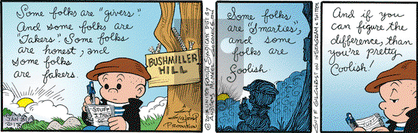 Nancy on Wednesday January 31, 2018 Comic Strip