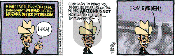 La Cucaracha - Friday May 7, 2010 Comic Strip