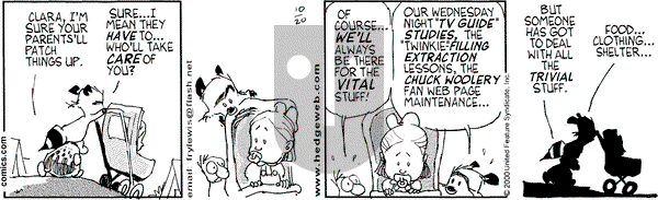 Over the Hedge on Friday October 20, 2000 Comic Strip