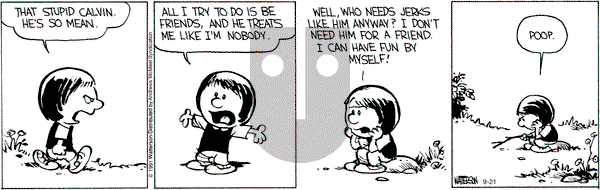 Calvin and Hobbes - Tuesday September 21, 2021 Comic Strip