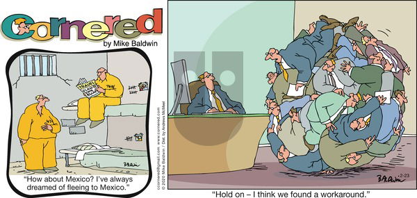 Cornered on Sunday February 23, 2020 Comic Strip