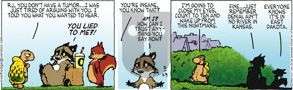 Over the Hedge on Tuesday February 23, 2016 Comic Strip