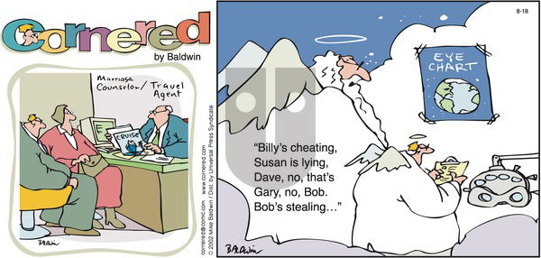 Cornered on Sunday August 18, 2002 Comic Strip