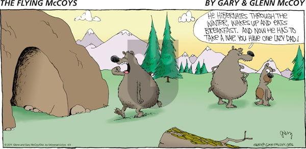 The Flying McCoys on Sunday April 3, 2011 Comic Strip
