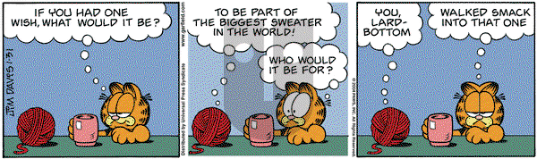 Garfield on Saturday January 31, 2004 Comic Strip