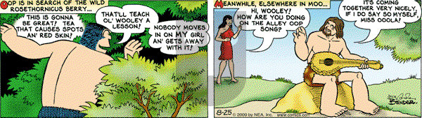 Alley Oop on Tuesday August 25, 2009 Comic Strip