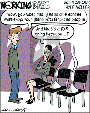Working Daze on Wednesday November 3, 2004 Comic Strip