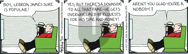 The Born Loser on Friday March 24, 2017 Comic Strip