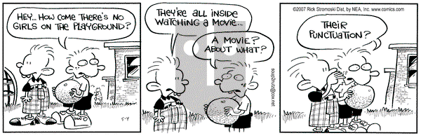 Soup to Nutz - Old on Friday May 4, 2007 Comic Strip