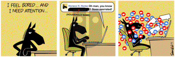 Dark Side of the Horse on Friday March 1, 2019 Comic Strip