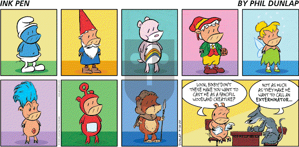 Ink Pen - Sunday September 14, 2008 Comic Strip