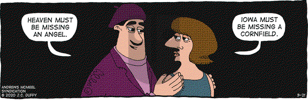 The Fusco Brothers - Saturday March 21, 2020 Comic Strip