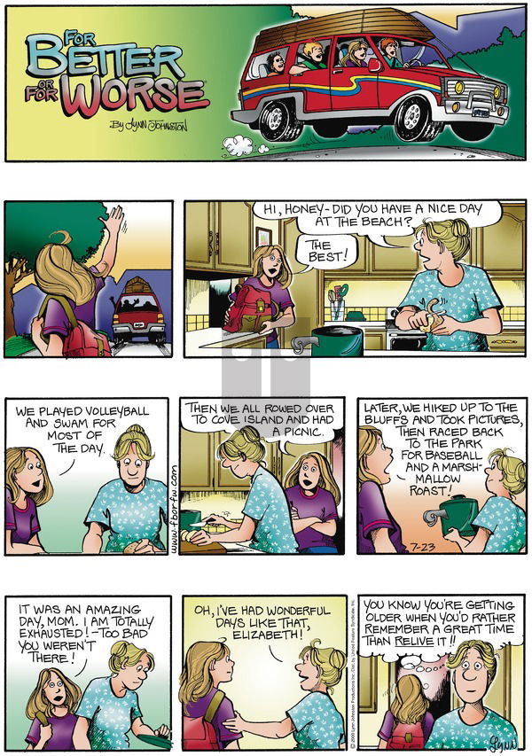 For Better or For Worse on Sunday July 23, 2000 Comic Strip