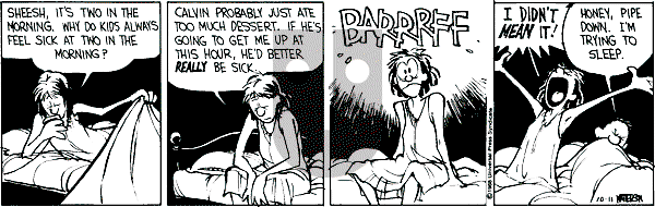 Calvin and Hobbes - Tuesday October 11, 1988 Comic Strip