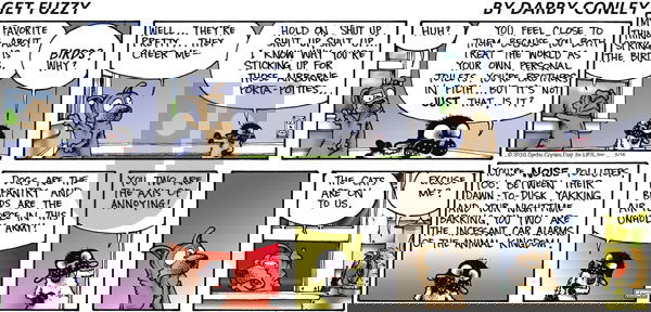 Get Fuzzy on Sunday May 16, 2010 Comic Strip