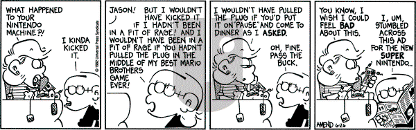 FoxTrot on Friday June 26, 1992 Comic Strip