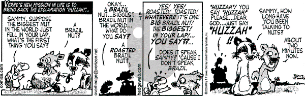 Over the Hedge on Wednesday June 1, 2005 Comic Strip