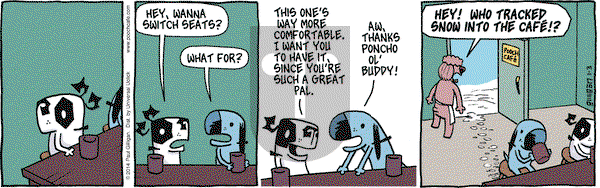 Pooch Cafe on Friday January 3, 2014 Comic Strip