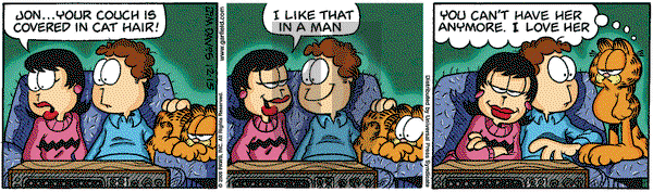 Garfield - Friday December 15, 2006 Comic Strip
