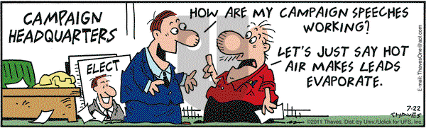 Frank and Ernest on Friday July 22, 2011 Comic Strip