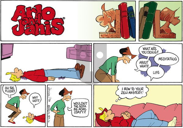 Arlo and Janis on Sunday January 26, 2003 Comic Strip