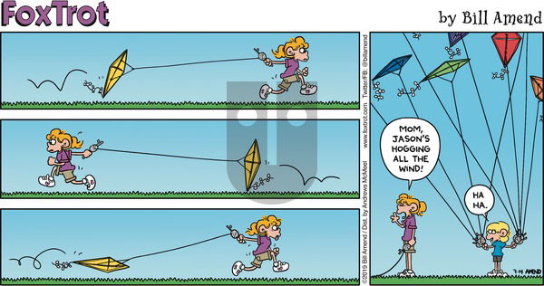 FoxTrot on Sunday July 14, 2019 Comic Strip