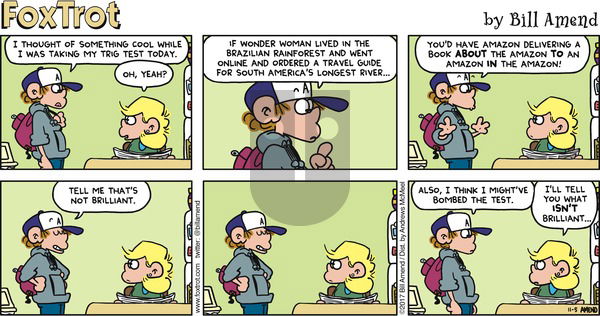 FoxTrot on Sunday November 5, 2017 Comic Strip
