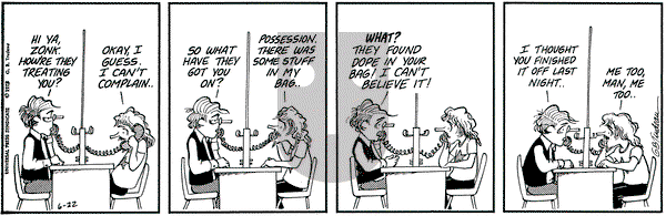 Doonesbury on Friday June 22, 1973 Comic Strip