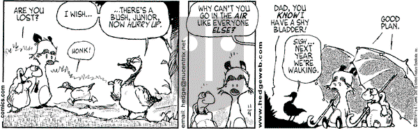Over the Hedge on Tuesday November 4, 2003 Comic Strip