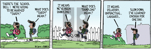 Grand Avenue on Wednesday September 12, 2012 Comic Strip