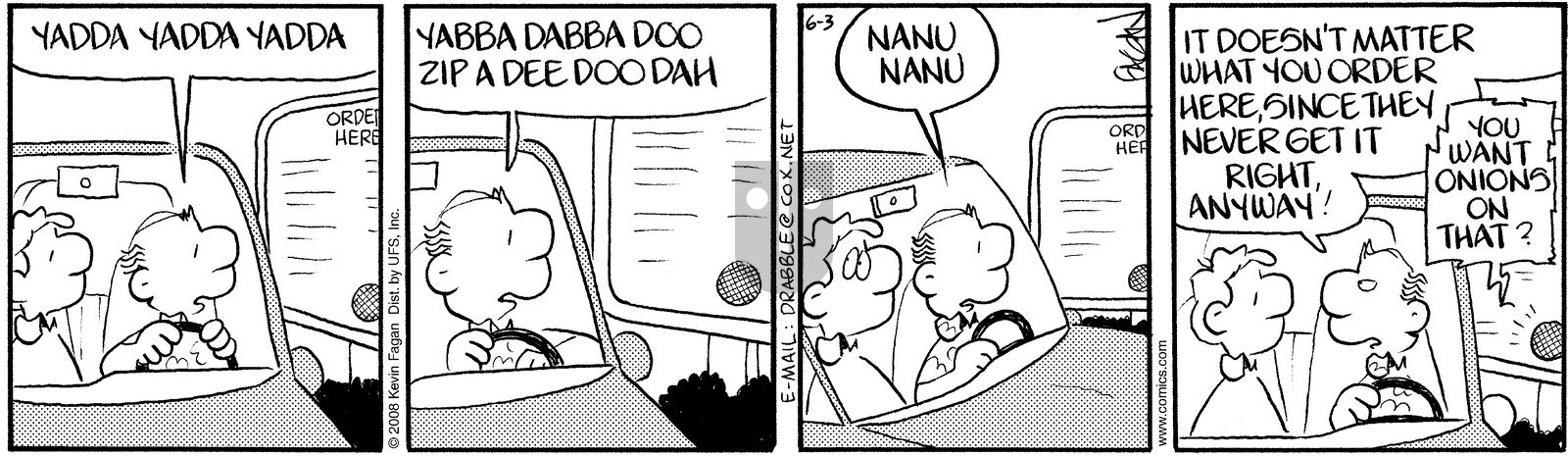 Drabble - Tuesday June 3, 2008 Comic Strip