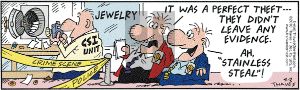 Frank and Ernest on Friday April 2, 2010 Comic Strip