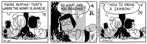 Peanuts on Monday October 20, 1997 Comic Strip