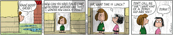 Peanuts on Tuesday July 15, 2003 Comic Strip