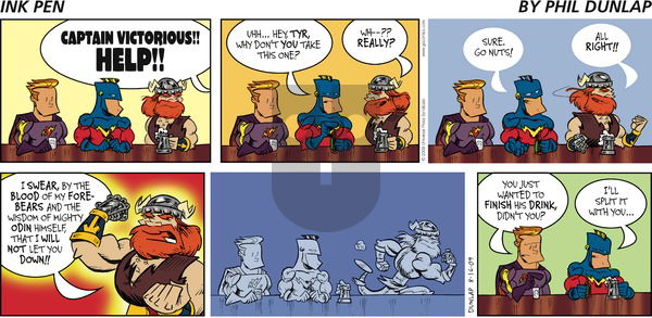 Ink Pen on Sunday August 16, 2009 Comic Strip