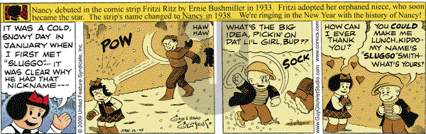 Nancy on Monday January 12, 2009 Comic Strip