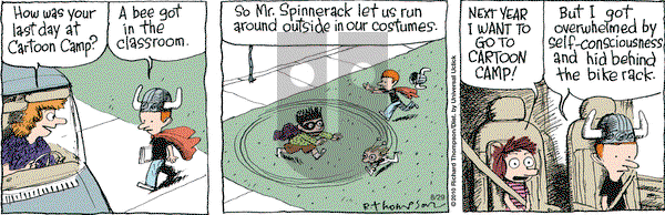 Cul de Sac on Saturday August 29, 2015 Comic Strip