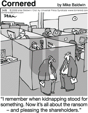 Cornered on Tuesday March 25, 2008 Comic Strip