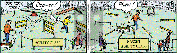 Fred Basset on Friday March 15, 2019 Comic Strip