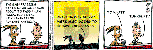 La Cucaracha on Thursday March 13, 2014 Comic Strip