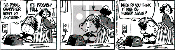 Rose is Rose on Saturday April 8, 1995 Comic Strip